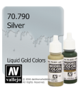 Vallejo Model Color: Liquid Gold - Silver (17ml)