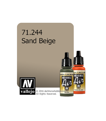 Vallejo Model Air: Sand Beige (17ml)