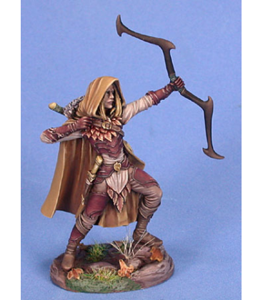Visions in Fantasy: Male Wood Elf Archer (painted by Matt Verzani)