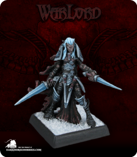 Warlord: Darkreach - Dark Elf Warrior (painted by Anne Foerster)