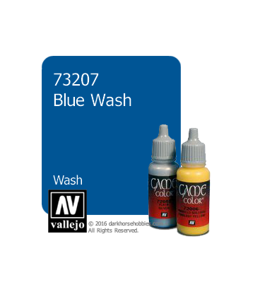 Vallejo Game Color: Acrylic Paint - Blue Wash (17ml)