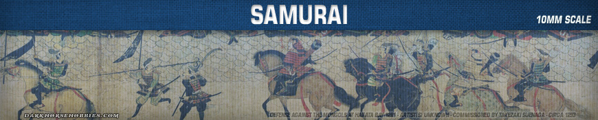 Shop for A.I.M. 10mm Samurai Warriors Gaming Miniatures at Dark Horse Hobbies - Today!