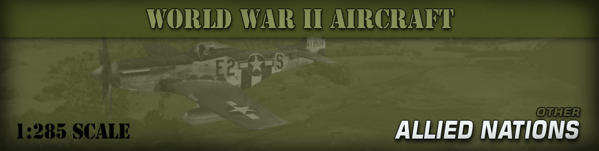 1:285 Scale WWII Aircraft Miniatures - Dark Horse Hobbies