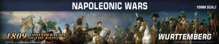 Shop for Pendraken 10mm Napoleonic War 1809 Wurttemberg Historical Miniatures available at Dark Horse Hobbies - Today!