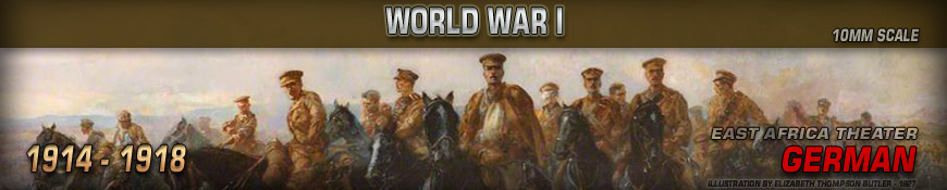 Shop for Pendraken 10mm World War I (The Great War) German East Africa Gaming Miniatures at Dark Horse Hobbies - Today!