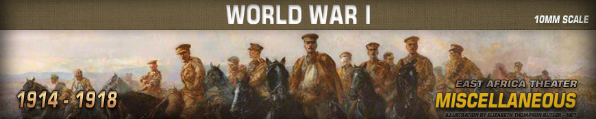 Shop for Pendraken 10mm World War I (The Great War) Miscellaneous East Africa Gaming Miniatures at Dark Horse Hobbies - Today!