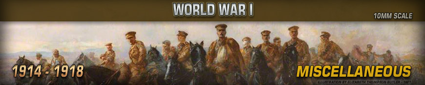 Shop for Pendraken 10mm World War I (The Great War) Miscellaneous Gaming Miniatures items at Dark Horse Hobbies - Today!