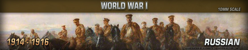 Shop for Pendraken 10mm World War I (The Great War) Russian Gaming Miniatures at Dark Horse Hobbies - Today!