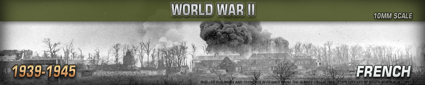 Shop for Pendraken 10mm World War II French Historical Gaming Miniatures at Dark Horse Hobbies - Today!