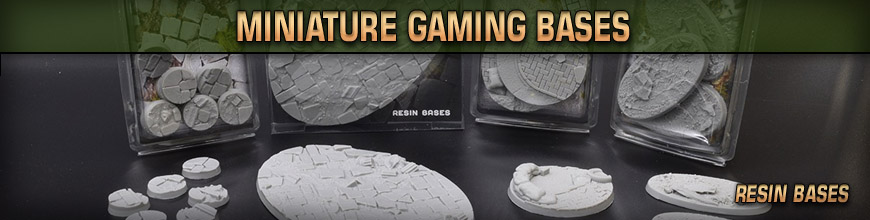 Shop for Resin Miniature Figure and Gaming Bases at Dark Horse Hobbies